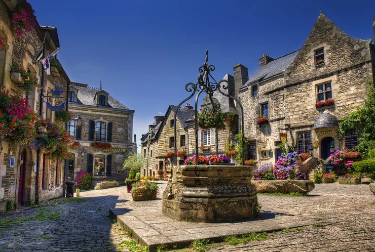 Hidden village in Spain